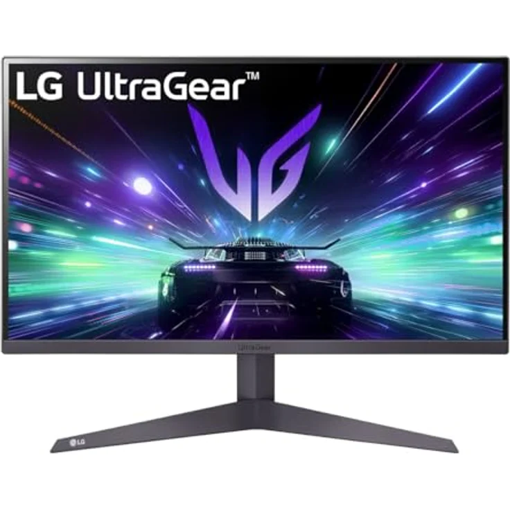 LG Ultragear™ 24GS50F-B.AEUQ Gaming-PC-Monitor 24 Zoll (61 cm) – VA-Display, FHD-Auflösung (1920 x 1080), 5 ms GtG 180 Hz, HDR 10, NTSC 72% (CIE1931), AMD FreeSync, neigbar, DisplayPort 1.4, HDMI 2.0 - Schwarzes Design – Bild 1