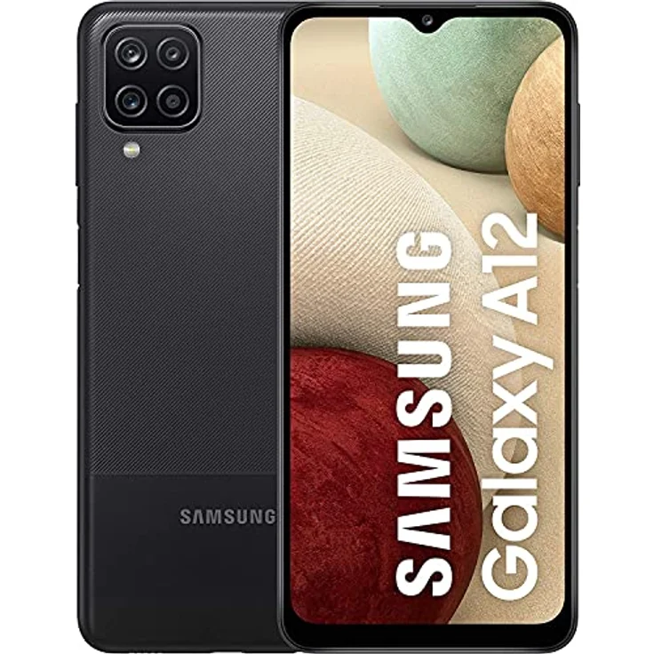 Samsung Galaxy A12 - Smartphone 64GB, 4GB RAM, Dual SIM, Black – Bild 1
