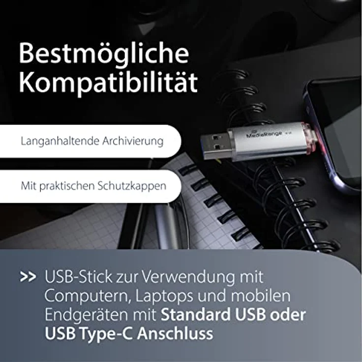 USB-Stick 32 GB USB 3.1 combo mit Type-C - USB-Stick - 32 GB (MR936) – Bild 5