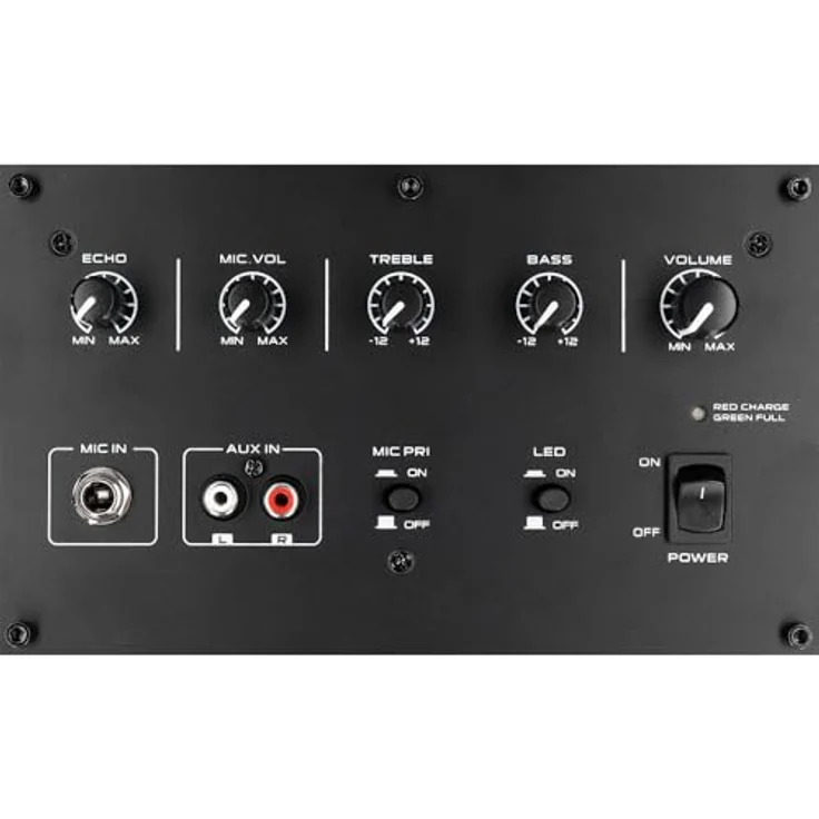 Blaupunkt Column MB08.2, Bluetooth Lautsprecher mit 5h Akkubetrieb, 600 W Leistung, Blau/Schwarz – Bild 6