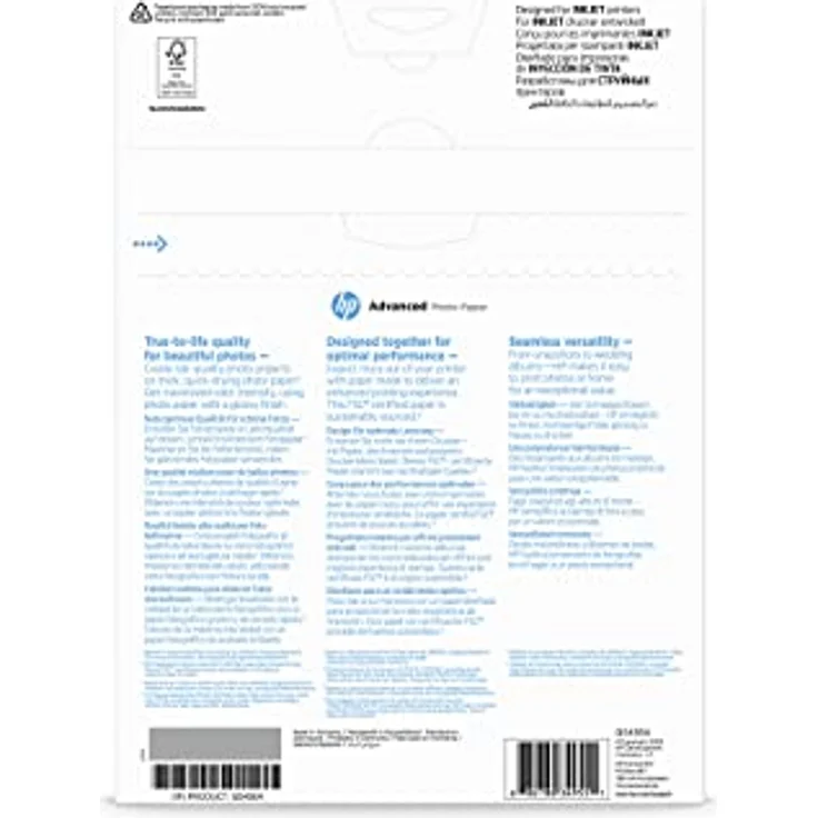 HP Q5456A Advanced Glossy Fotopapier 250g-m² A4 25 Blatt, weiß - Preisvergleich – Bild 3