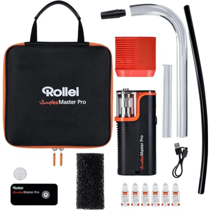 Rollei Smoke Master Pro - Professionelle Nebeleffekte für atemberaubende Foto- und Videoaufnahmen, kabellose Fernbedienung, vielseitige Einsatzmöglichkeiten, für Events, Partys, Bühneneffekte, – Bild 4