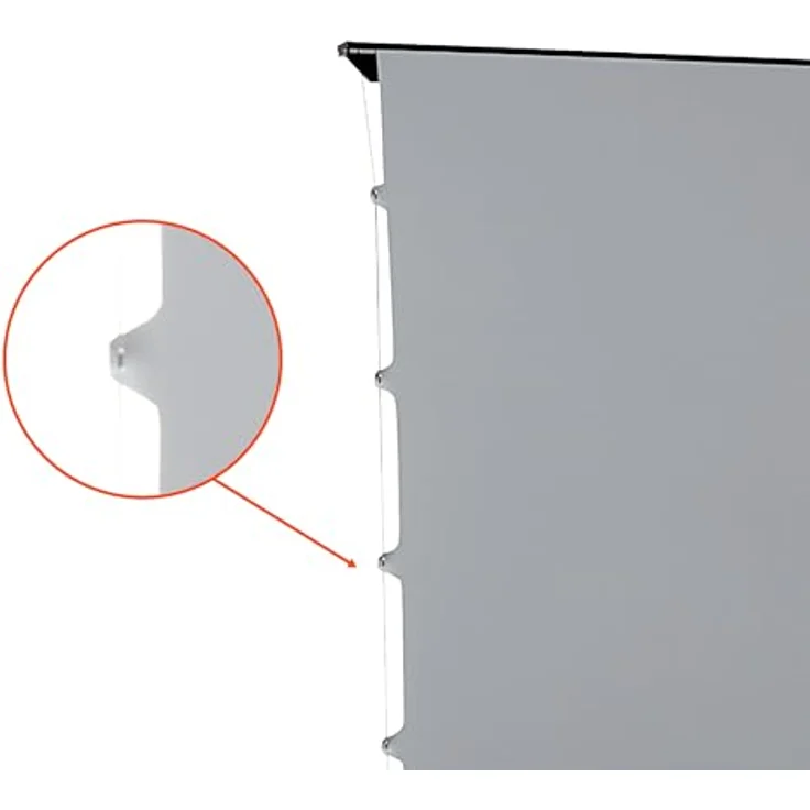 Celexon UST Hochkontrast Bodenscheren Leinwand - HomeCinema Plus, 80" schwarz (16:9), Leinwand, Schwarz – Bild 8