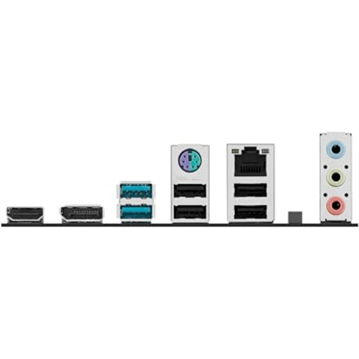 ASUS Prime H810M-A-CSM, Intel mATX Motherboard, 6+1+1 Stromphasen, DDR5-Slot, PCIe 4.0, 2 M.2-Steckplätze, Intel Ethernet 16 GB, DisplayPort, HDMI, USB-A 10 Gbit/s, USB-C 5 Gbit/s, Schwarz – Bild 4