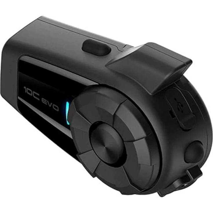 Sena 10C Evo, 4K Bluetooth Intercom Kamera mit 4-Wege-Kommunikation, Schwarz – Bild 3