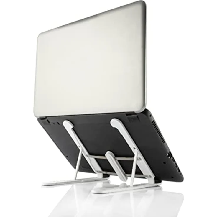 InnovaGoods® Flappot, Falt- und Verstellbarer Laptop-Ständer in Weiß, ergonomisches Design für Zuhause und Büro – Bild 2