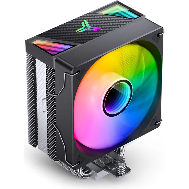 Jonsbo CR-1000 V3 PRO CPU-Kühler, 120 mm ARGB Lüfter, 6 Heatpipes, PWM Steuerung, Tower-Design, schwarz