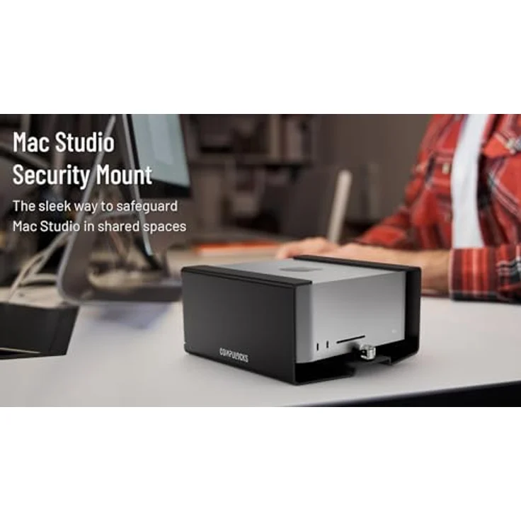Compulocks MSBKT01, Sicherheitskabel für Mini PC, schwarz, aus Aluminium, mit Schloss und integriertem Kabelmanagement – Bild 7