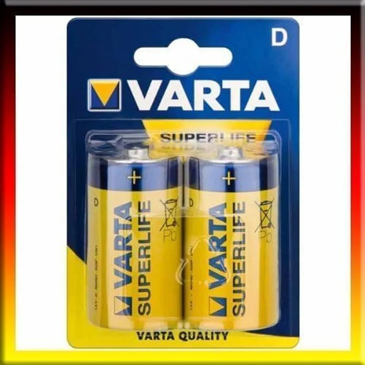 Varta bblisters 2-Batterien Salinen Superlife 2020 Mono D LR20 – Bild 5