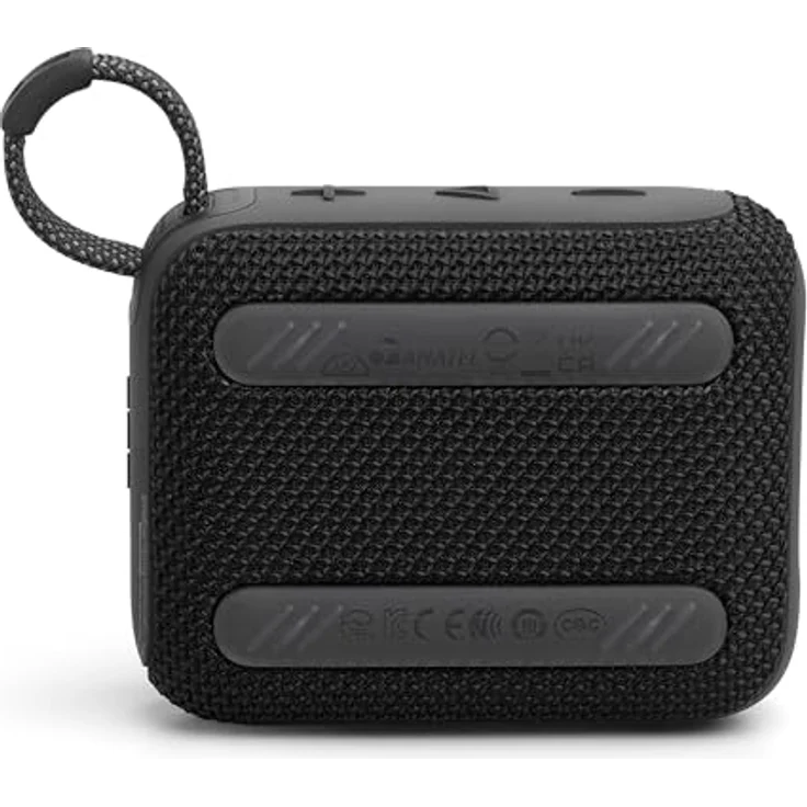 JBL Go 4 in Black - Portable Bluetooth Speaker Box Pro Sound, Deep Bass and Playtime Boost Function - Waterproof and Dustproof - 7 Hours Runtime – Bild 4