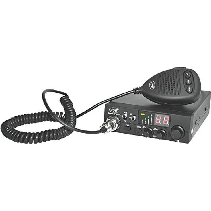 CB Funk Transceiver PNI Escort HP 8000L mit einstellbaren ASQ, 4W Tastensperre + CB Antenne PNI Extra 45 SWR 1.0 45cm hoch Glasfaser magnetische Halterung enthalten – Bild 8