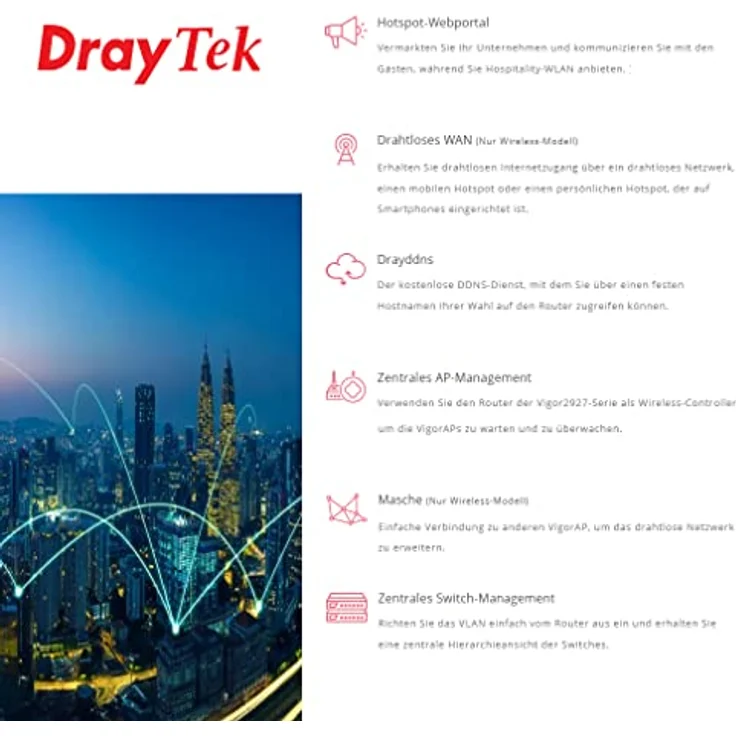 DrayTek Vigor 2927ax WLAN-AC SecureRouter DUAL-WAN – Bild 5