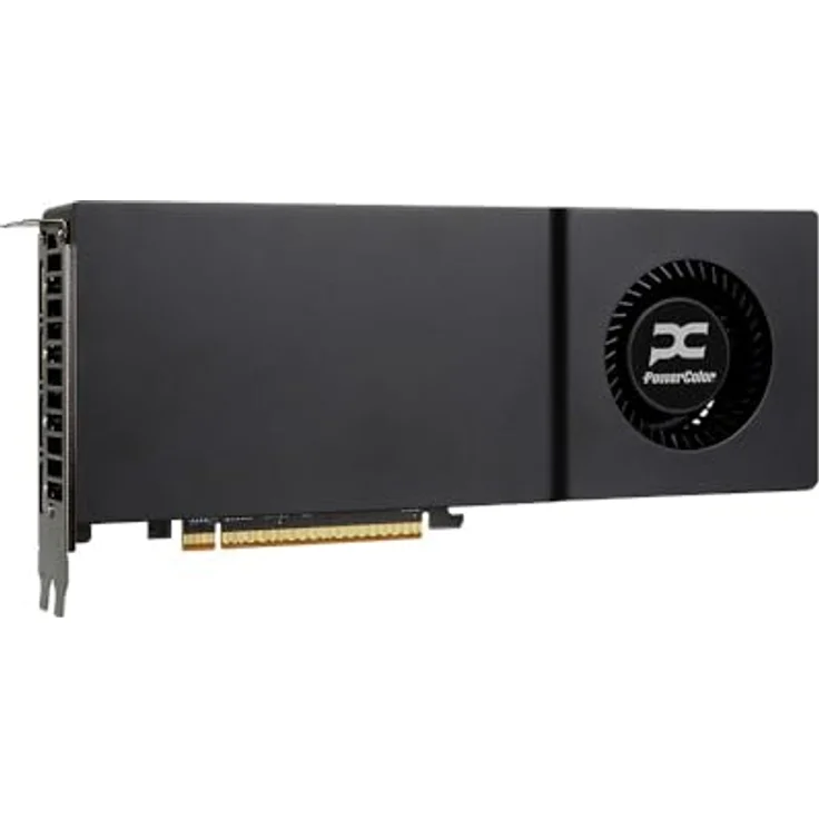 Powercolor Radeon AI Pro R9700, Grafikkarte mit 32GB GDDR6-VRAM, PCIe x16, für 4K/8K Anwendungen – Bild 3