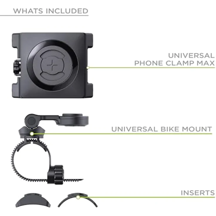 SP Connect Handyhalterung Bike Bundle II, Universal Clamp, schwarz – Bild 3
