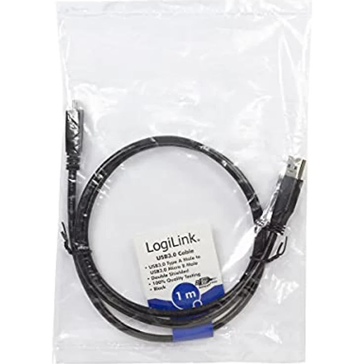 Logilink Kabel USB 3.0 Anschluss A->B Micro 2x Stecker 1,00 Meter – Bild 8