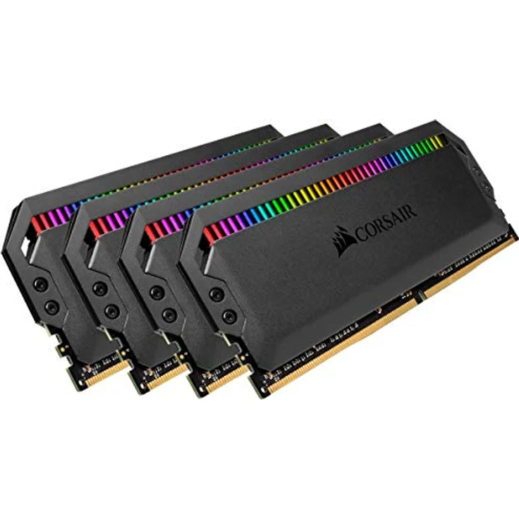 Corsair Dominator Platinum RGB 32GB (4x8GB) DDR4 3200MHz C16 Enthusiast RGB LED-Beleuchtung Arbeitsspeicher, schwarz – Bild 3