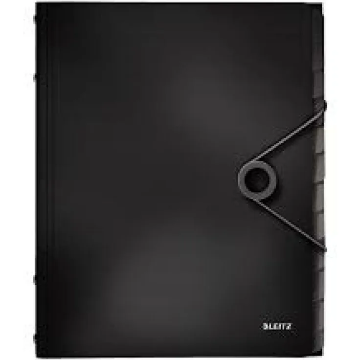 Generic Ordnungsmappe Leitz 45701095 Solid PP A4, 12 Fächer, Schwarz