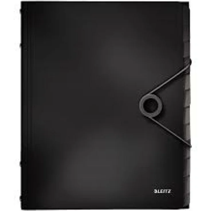 Generic Ordnungsmappe Leitz 45701095 Solid PP A4, 12 Fächer, Schwarz