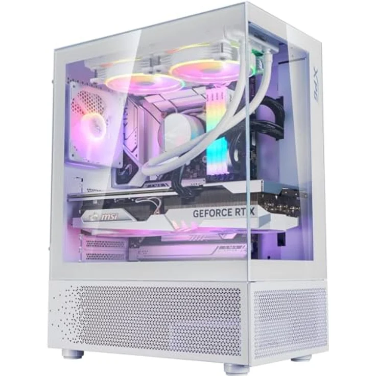 Adata Invader X Mini (mATX, ATX, Mini-ITX), PC Gehäuse, Weiss – Bild 7