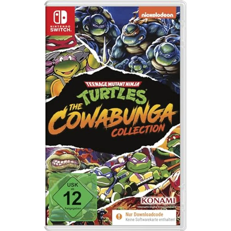 KONAMI Teenage Mutant Ninja Turtles - The Cowabunga Collection (Download-Code in der Box) - Nintendo Switch Game – Bild 1