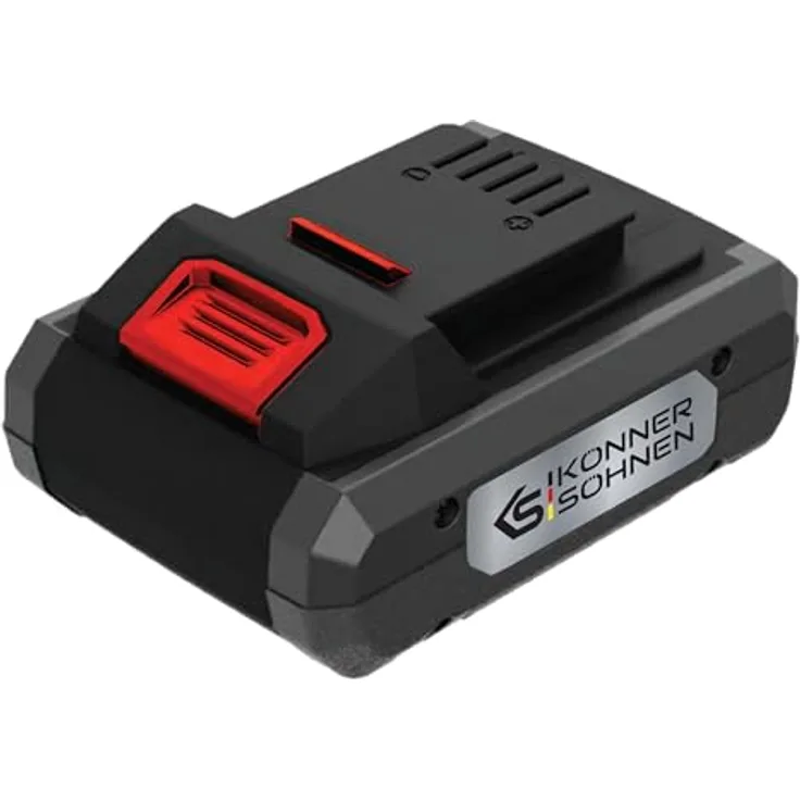 K&S Könner&Söhnen Li-Ion Akku 20V KS 20V4-2, 20 V Nennspannung, 4 Ah Batteriekapazität, Wiederaufladbare Lithium-Ionen-Batterie, 0.68 kg Nettogewicht