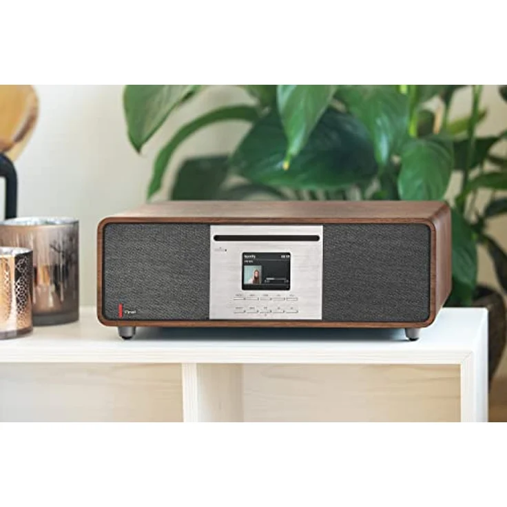 PINELL Supersound 701, Internetradio, Spotify Connect, DAB+, CD, Bluetooth 4.0, WLAN, AUX, Kopfhöreranschluss, 35 Watt & Subwoofer, Equalizer, Senderspeicher, Farbdisplay, Fernbedienung, Walnuss – Bild 2