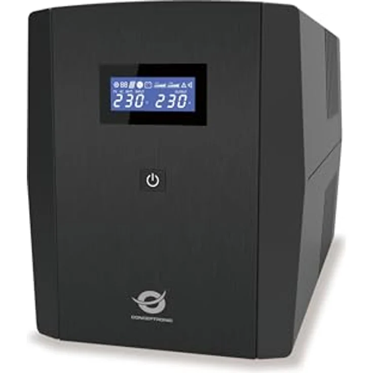 Conceptronic ZEUS08E 1500 VA 900 W USV mit eingebautem AVR, HID USB und RJ45 EIN-/Ausgang – Bild 2