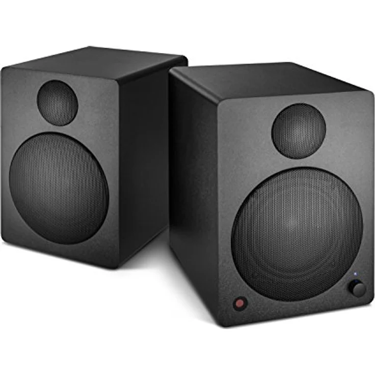 wavemaster CUBE NEO black - Regallautsprecher-System (50 Watt) mit Bluetooth-Streaming, Digitalanschluss und IR-Fernbedienung, Aktiv-Boxen, Nutzung für TV-Tablet-Smartphone, schwarz (66380) Regallautsprecher - 50 Watt - schwarz – Bild 3