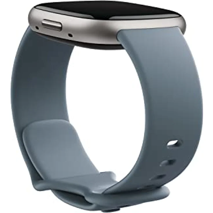 Fitbit Versa 3-4 & Sense-2 Armband Waterfall Blue Large – Bild 3