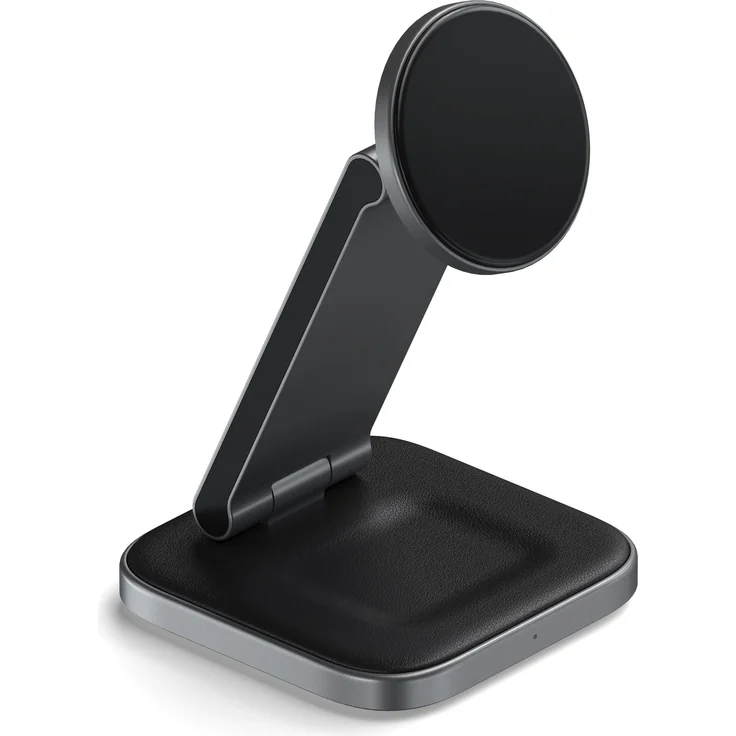Satechi 2-in-1 Foldable Qi2 Wireless Charging Stand (15 W), Grau – Bild 1