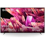 Sony XR-50X90S/P BRAVIA XR 50 Zoll Fernseher ( Full Array LED , 4K Ultra HD, High Dynamic Range (HDR), Smart TV (Google), 2022 Modell), 24 + 12 Monate Herstellergarantie, Schwarz