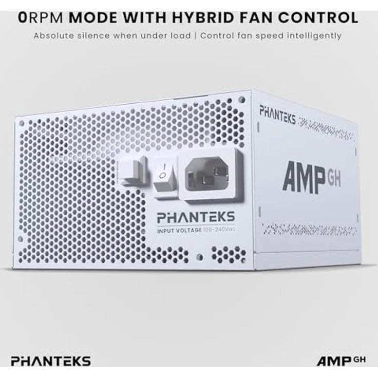 Phanteks AMP GH 1000W 80 Plus Platinum Netzteil, PCIe 5.1, ATX 3.1-1000 Watt, weiß – Bild 5