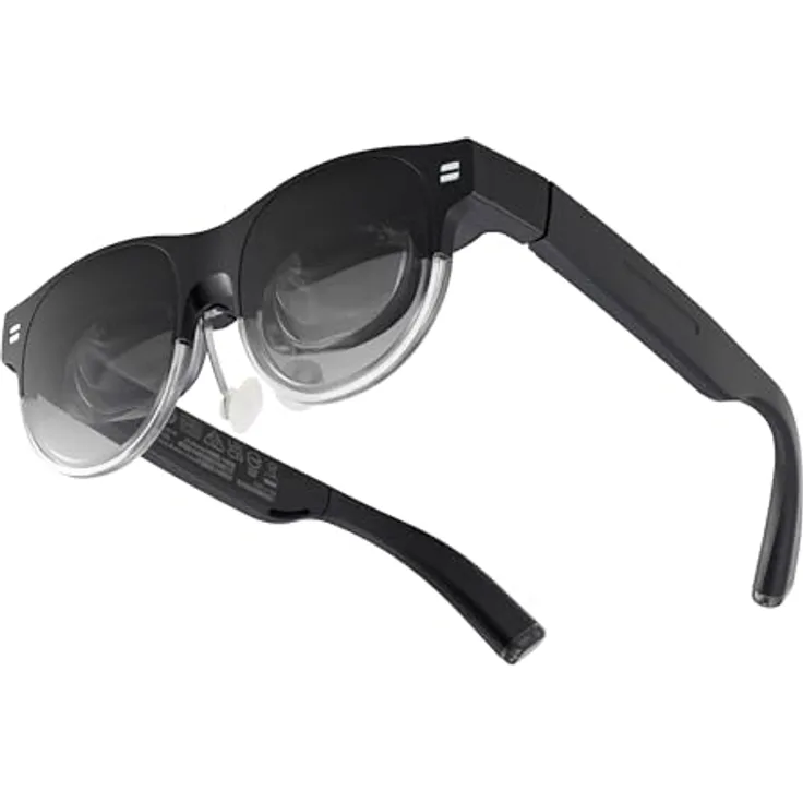 ASUS AirVision M1 Smart Glasses (100 Zoll Wearable Display, 1100 nits, 95 Prozent DCI-P3, für ROG Ally, Windows PC und Laptop, Blaulichtfilter, intelligente Brille) - Virtuelle Realität, transparent