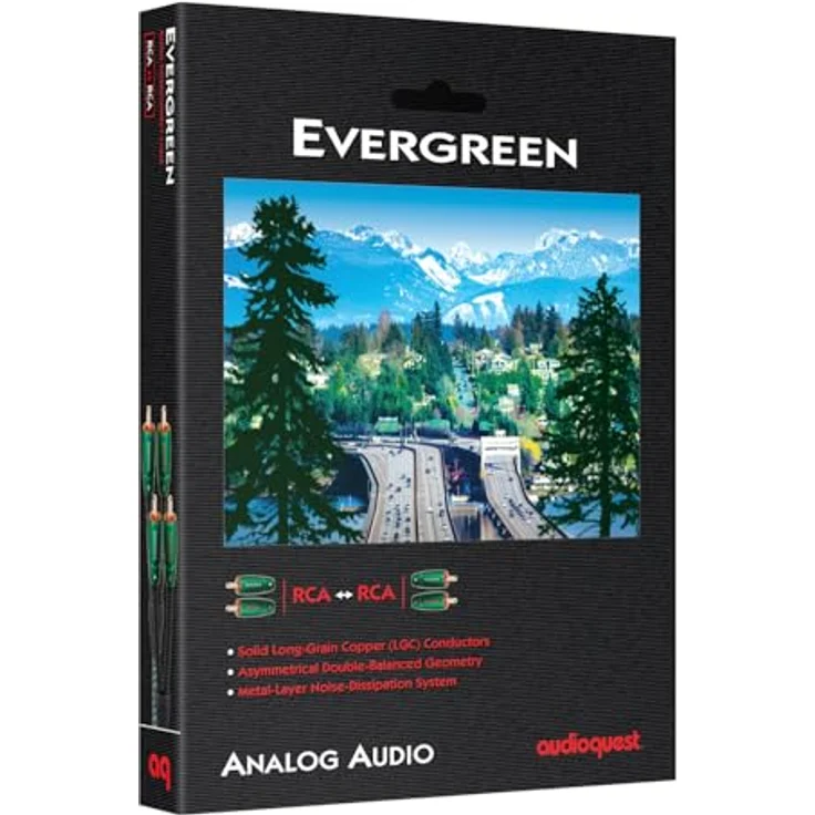 audioquest Evergreen – Kabel mit Steckern RCA, 1,5 m – Bild 2