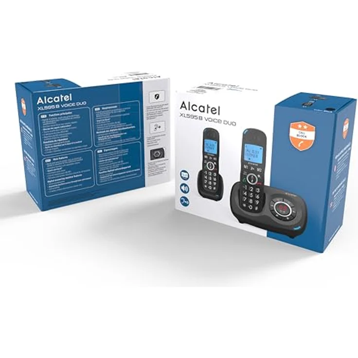 Alcatel XL595B Voice Pack Duo, schwarz – Bild 2