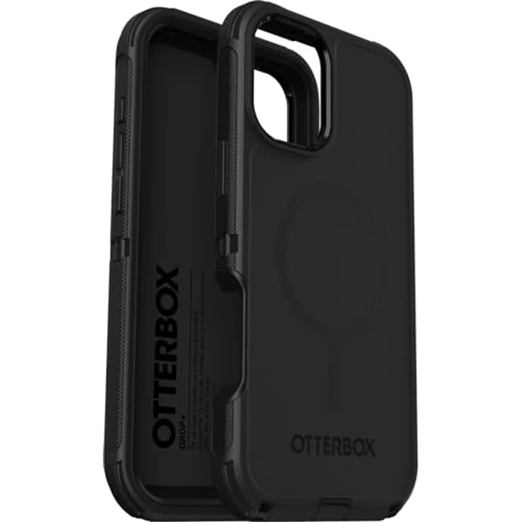 OtterBox Defender Series MagSafe Hülle für iPhone 16 Plus, stoßfest, sturzsicher, extrem robust, Schutzhülle, 7X getestet nach Militärstandard, Schwarz – Bild 1
