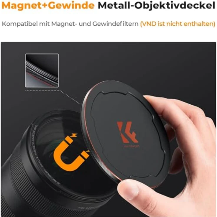 K&F Concept Nano X-Serie Magnetischer CPL Filter 67mm, Zirkular-Polfilter, HD 28 Multi-Layer-Beschichtungen, ultra-slim, optisches Glas – Bild 3