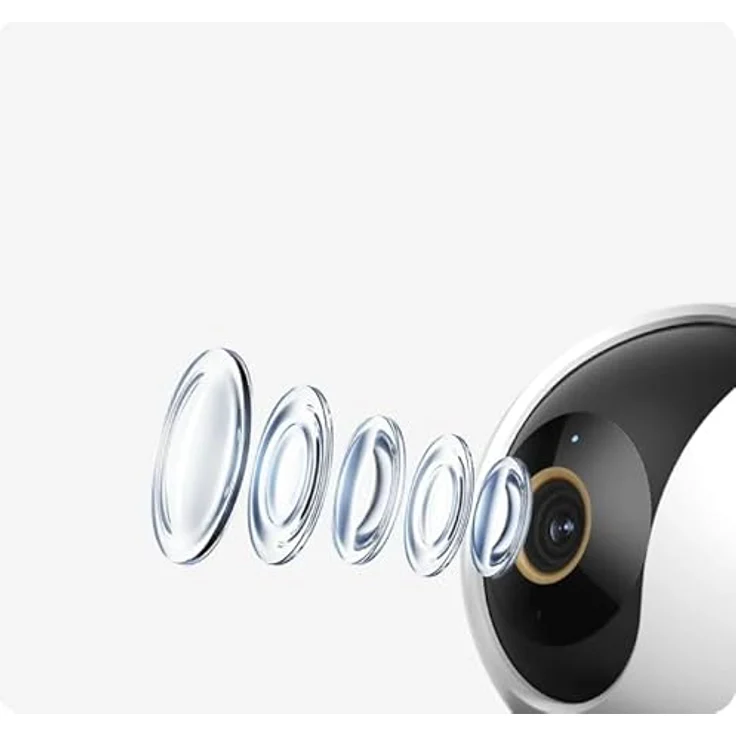 Xiaomi Smart Camera C500 EU Dual, Überwachungskamera mit 4MP, KI-gestützter Bewegungserkennung und Nachtsicht, weiß – Bild 2