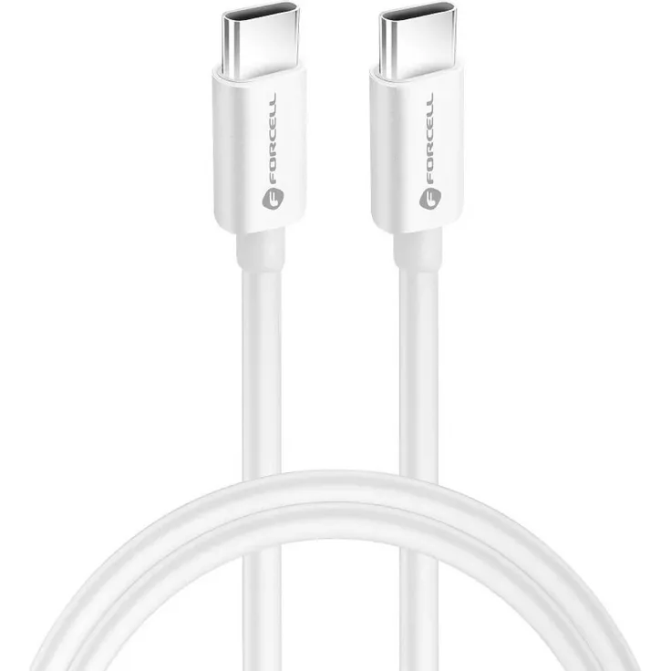 Forcell C339, Typ C auf Typ C QC4.0 5A/20V PD Kabel, 100W, 3m, weiß