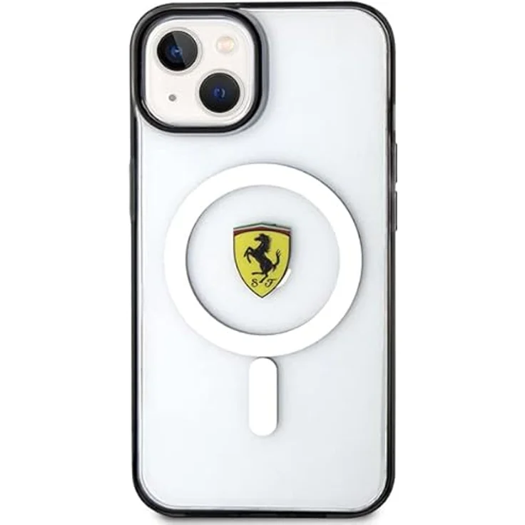 Ferrari FEHMP14SURKT, Hülle für iPhone 14 6,1" transparent Hardcase aus TPU/PC – Bild 3