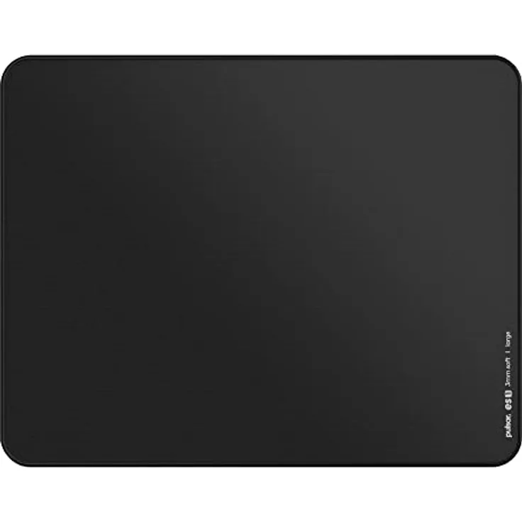 Pulsar eS1 Esports Gaming-Mauspad, 3 mm Dicke, rutschfeste Unterseite, Anti-Strahlen, Präzisionsnähte, Größe L, Schwarz, 41,9 x 33 cm