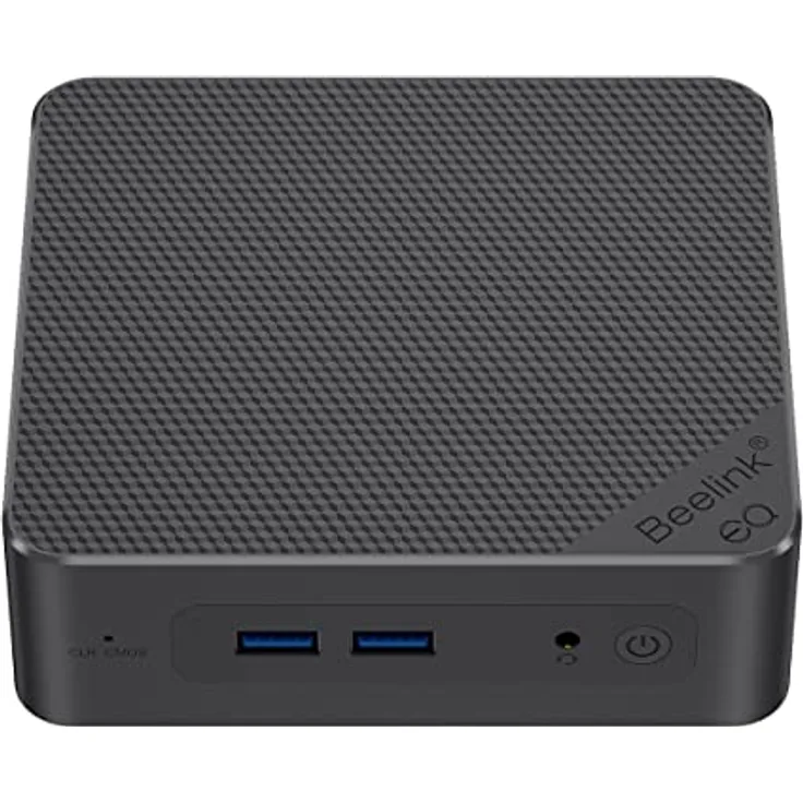 Beelink EQ12 Business Mini PC, Intel 4 Core N100 Prozessor, Wi-11 Pro 16GB DDR5 500G SSD, 4K Dual HDMI2.0, 2.4G/5G WiFi, USB 3.0, Type-C, Dual Gigabit Ethernet, Auto Power on/Wake on LAN