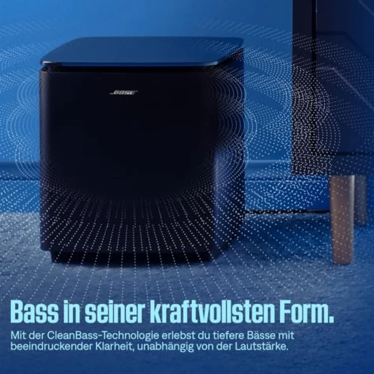 BOSE Lifestyle Ultra Subwoofer, kabelloser Bass mit CleanBass Port-Technologie und CustomTune, Schwarz – Bild 2