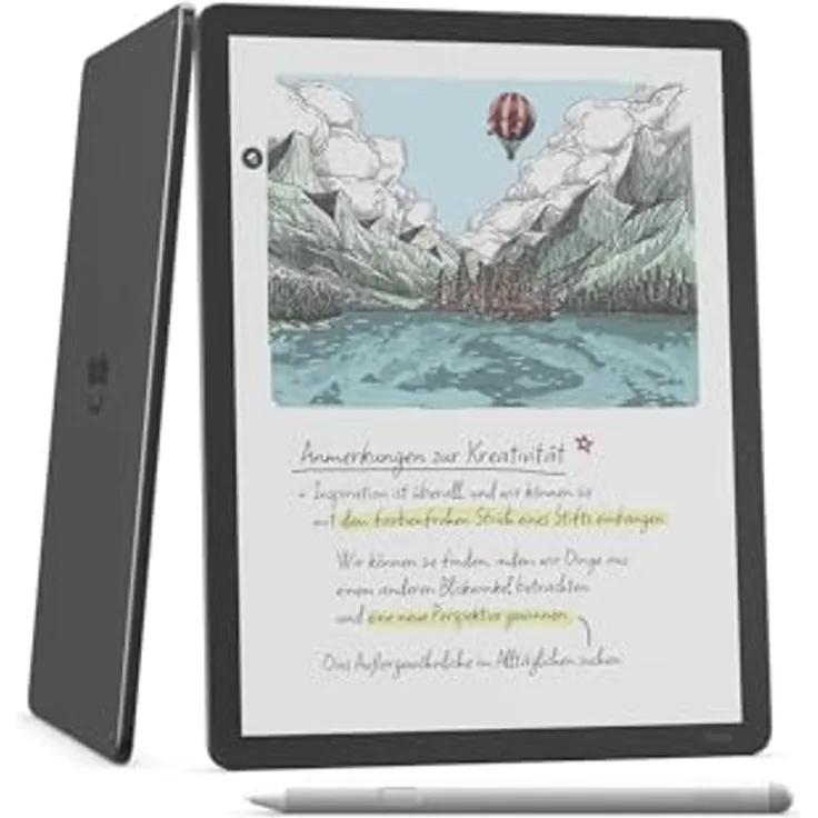 Amazon Kindle Scribe Colorsoft 64 GB, 11-Zoll E-Book-Reader mit Farbdisplay, Frontlicht und integriertem Notizbuch – Graphit