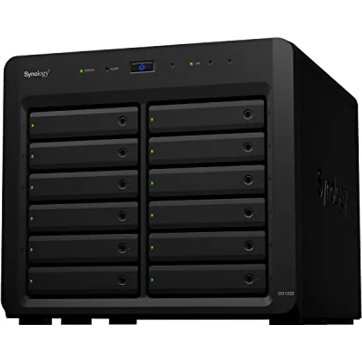 Synology DX1222 Festplattenerweiterungsgehäuse schwarz