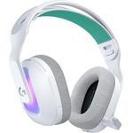 Logitech G G522 LIGHTSPEED Gaming-Headset, kabellos, LIGHTSYNC RGB, 48 kHz Mikrofon, Tri-Konnektivität, Weiß