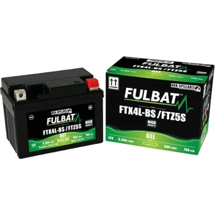 Fulbat FTX5L-BS GEL, wartungsfreie VRLA-Batterie, wasserdicht, für kaltes Wetter geeignet, sofort einsatzbereit – Bild 2