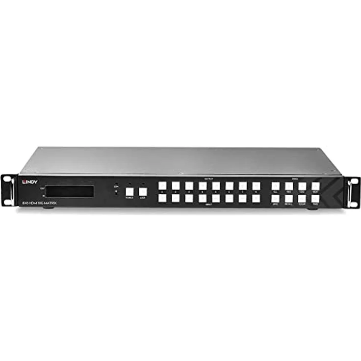 LINDY 8x8 HDMI 18G Matrix-Switch, 4K@60Hz, mit Video Wall Scaling, Schwarz – Bild 3