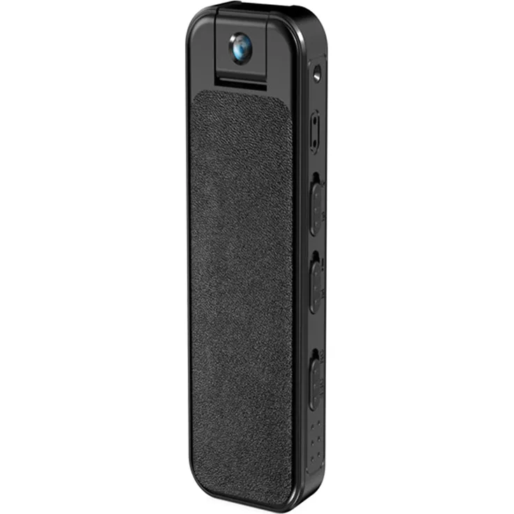 Lixada 1080P HD Mini-Körperkamera, tragbarer Videorecorder mit 180° drehbarem Objektiv, Nachtsicht, 90° Weitwinkel und USB-Speicherunterstützung bis 128 GB