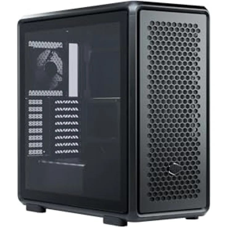 Cooler Master Master Frame 600, Midi Tower PC-Gehäuse in Schwarz, unterstützt ATX/mATX/ITX mit Sichtfenster und Platz für bis zu 11 Lüfter – Bild 1